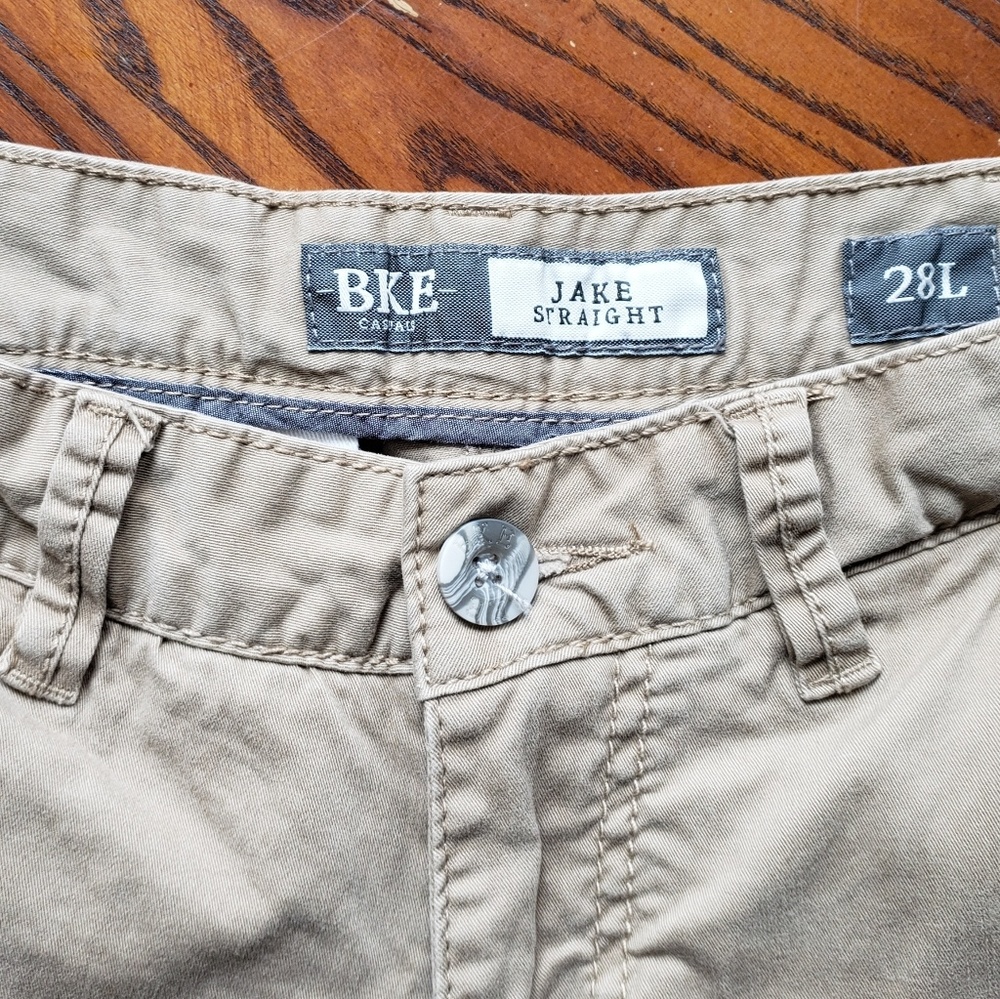 BUCKLE BKE Jake Mens 28L Khaki Pants 28/34